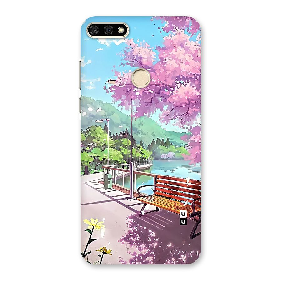Beautiful Cherry Blossom Landscape Back Case for Honor 7A