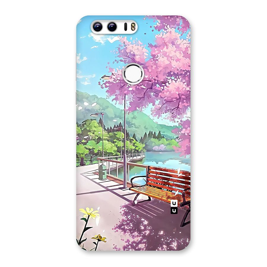 Beautiful Cherry Blossom Landscape Back Case for Honor 8