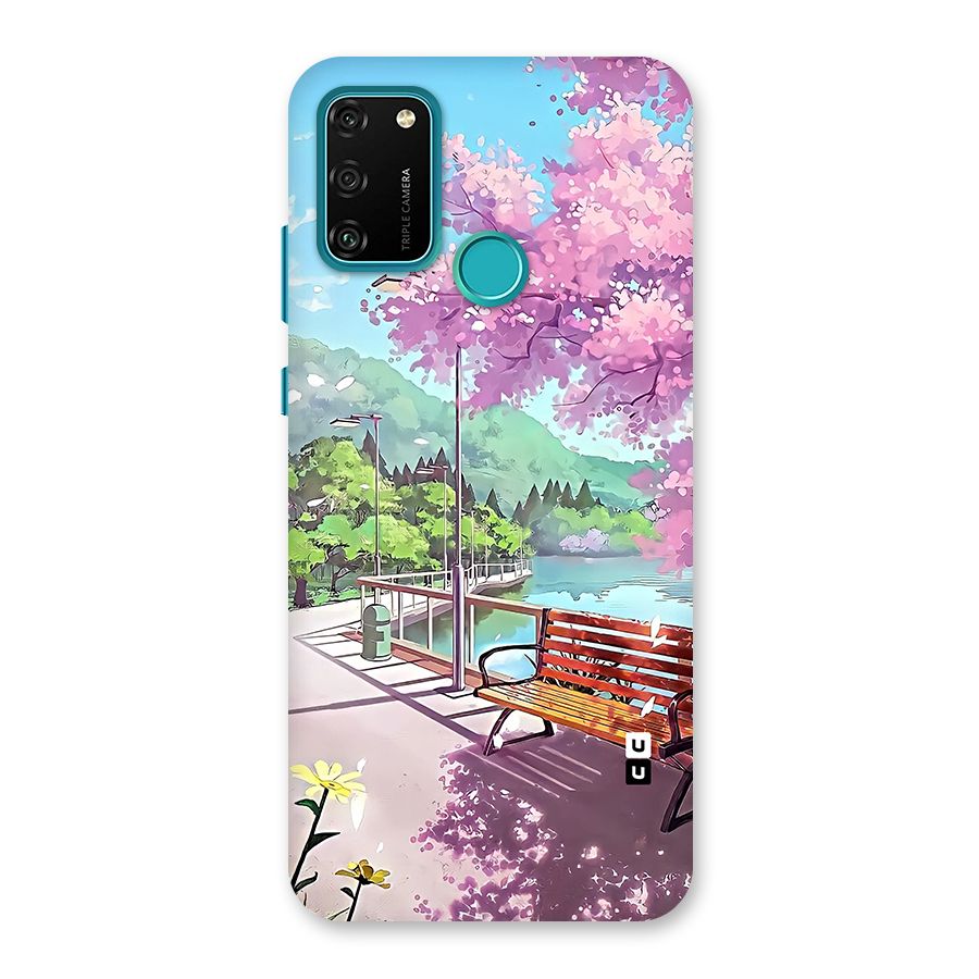 Beautiful Cherry Blossom Landscape Back Case for Honor 9A