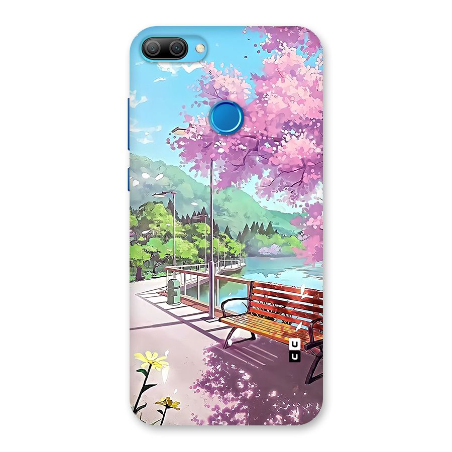 Beautiful Cherry Blossom Landscape Back Case for Honor 9N