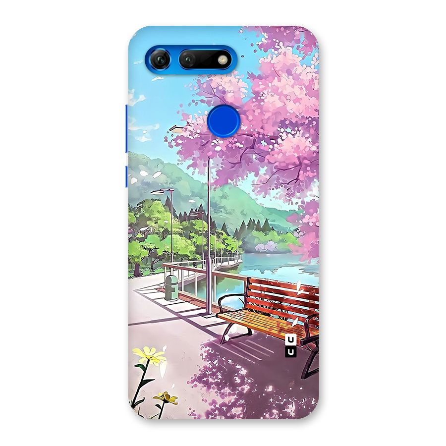 Beautiful Cherry Blossom Landscape Back Case for Honor View 20