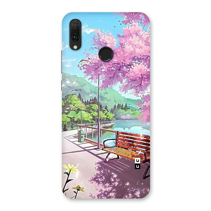 Beautiful Cherry Blossom Landscape Back Case for Huawei Y9 (2019)