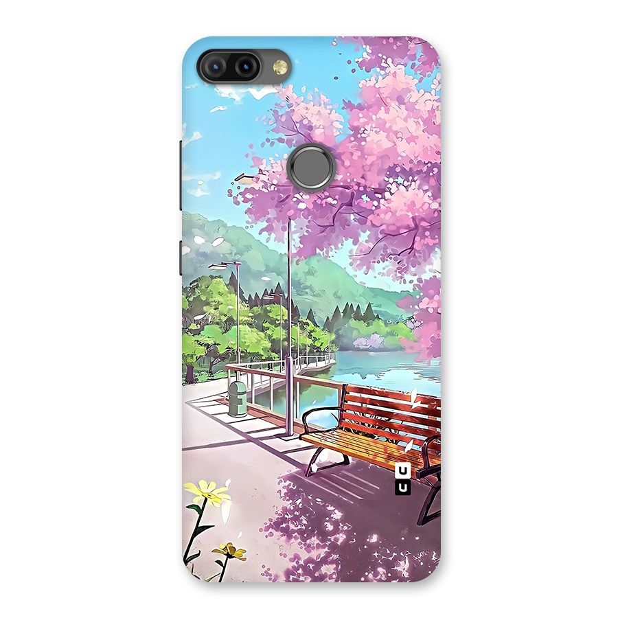 Beautiful Cherry Blossom Landscape Back Case for Infinix Hot 6 Pro