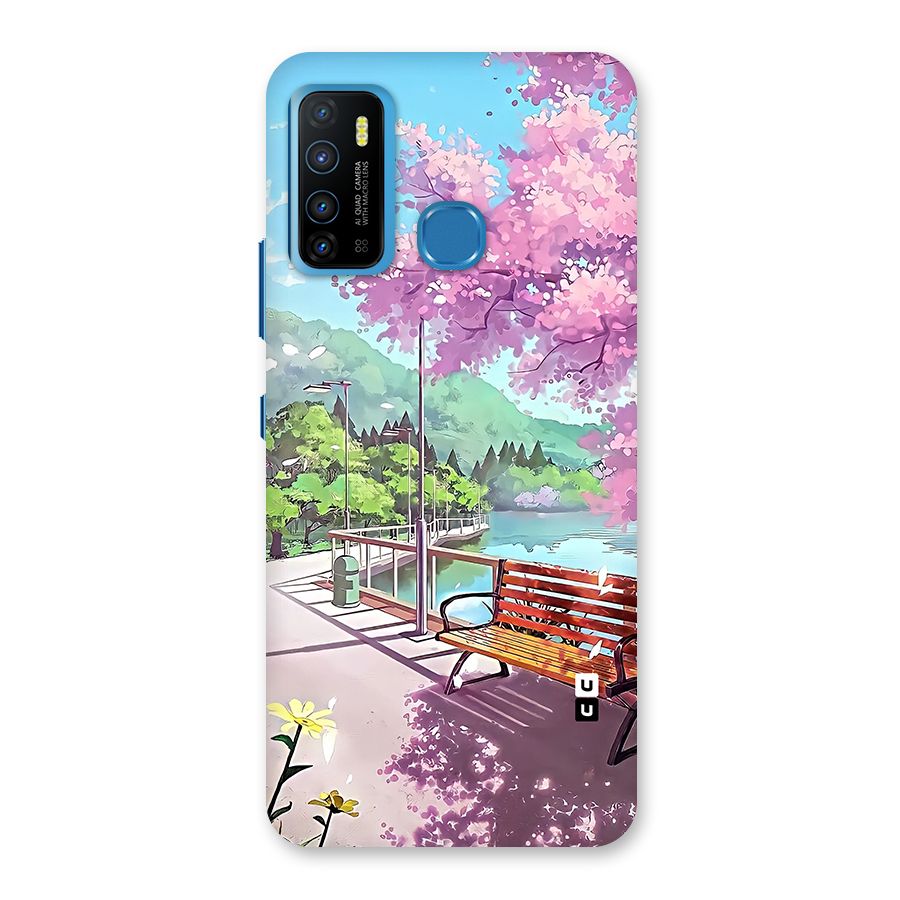 Beautiful Cherry Blossom Landscape Back Case for Infinix Hot 9