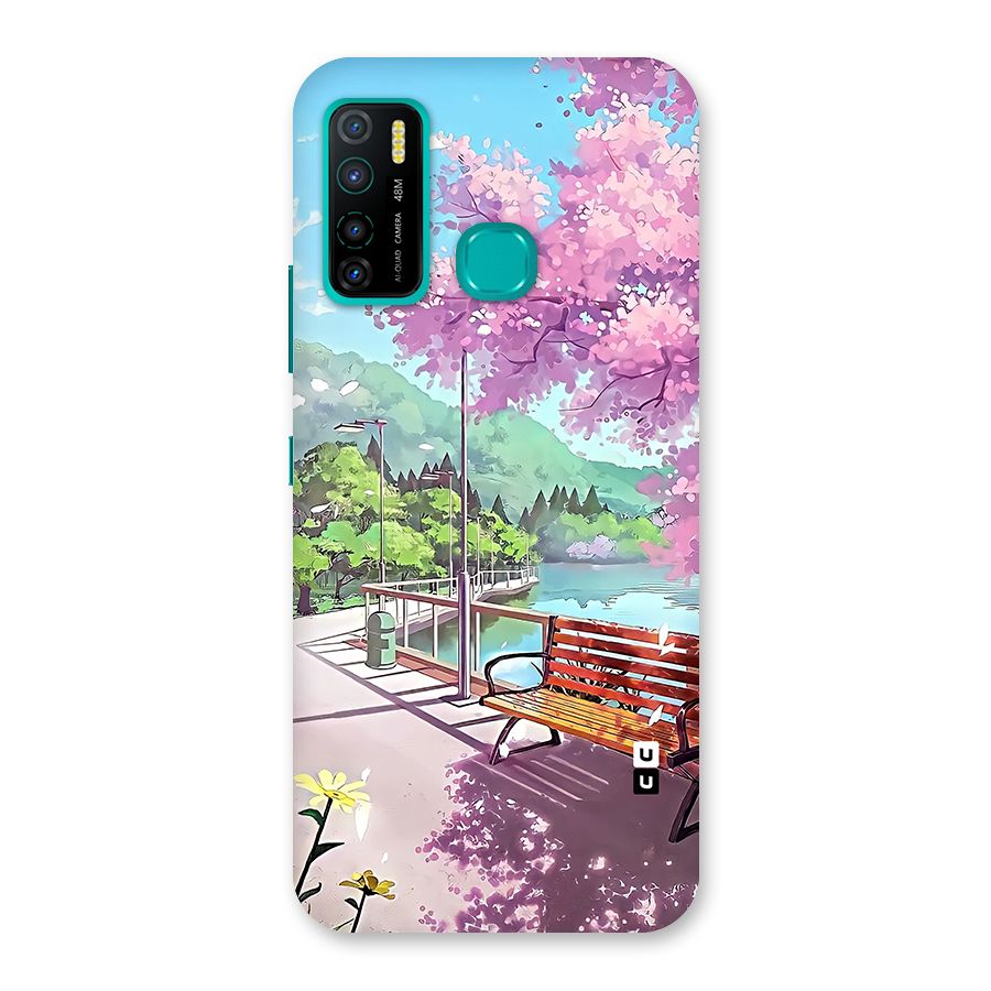 Beautiful Cherry Blossom Landscape Back Case for Infinix Hot 9 Pro