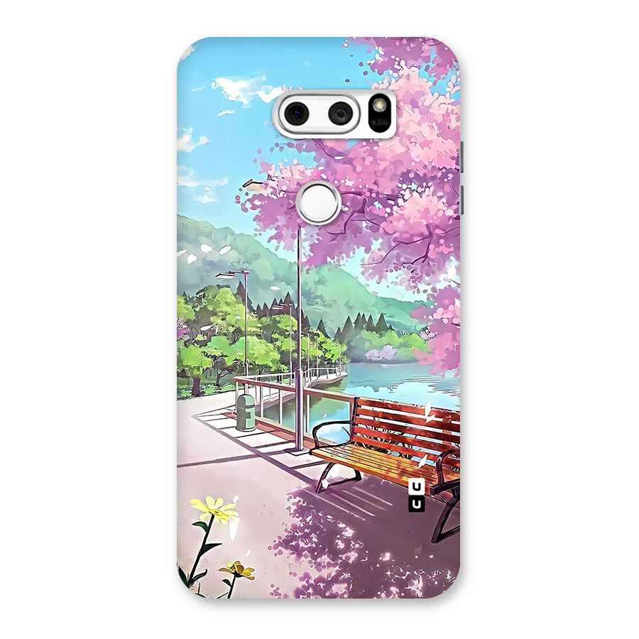 Beautiful Cherry Blossom Landscape Back Case for LG V30