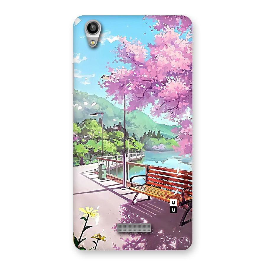 Beautiful Cherry Blossom Landscape Back Case for Lava Pixel V1