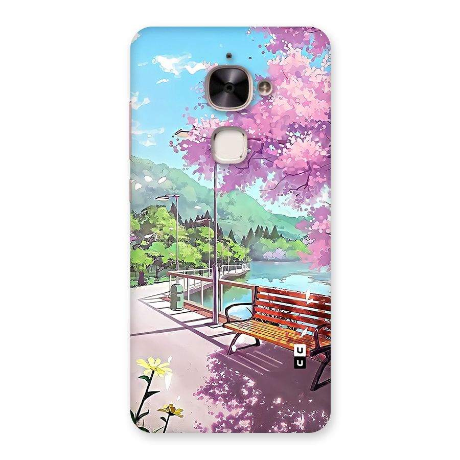 Beautiful Cherry Blossom Landscape Back Case for Le 2