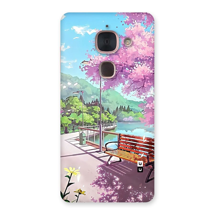 Beautiful Cherry Blossom Landscape Back Case for Le Max 2