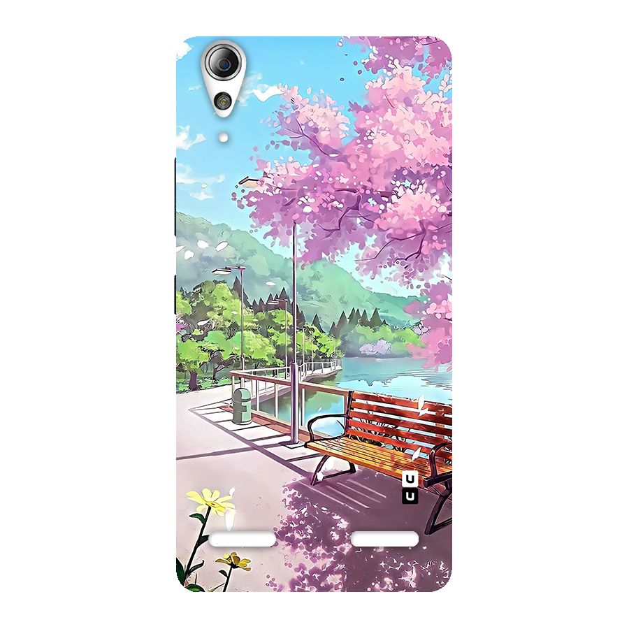 Beautiful Cherry Blossom Landscape Back Case for Lenovo A6000