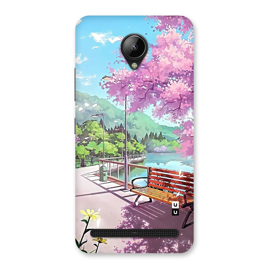 Beautiful Cherry Blossom Landscape Back Case for Lenovo C2