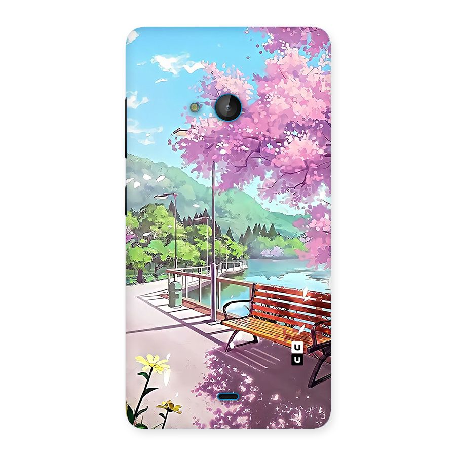 Beautiful Cherry Blossom Landscape Back Case for Lumia 540