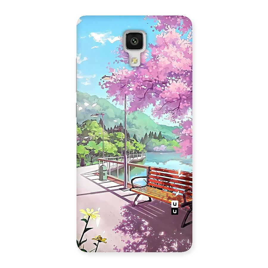 Beautiful Cherry Blossom Landscape Back Case for Mi4