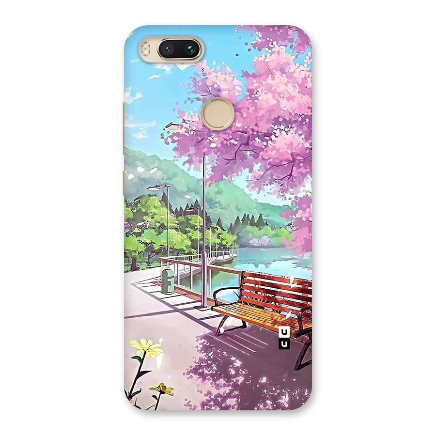 Beautiful Cherry Blossom Landscape Back Case for Mi A1