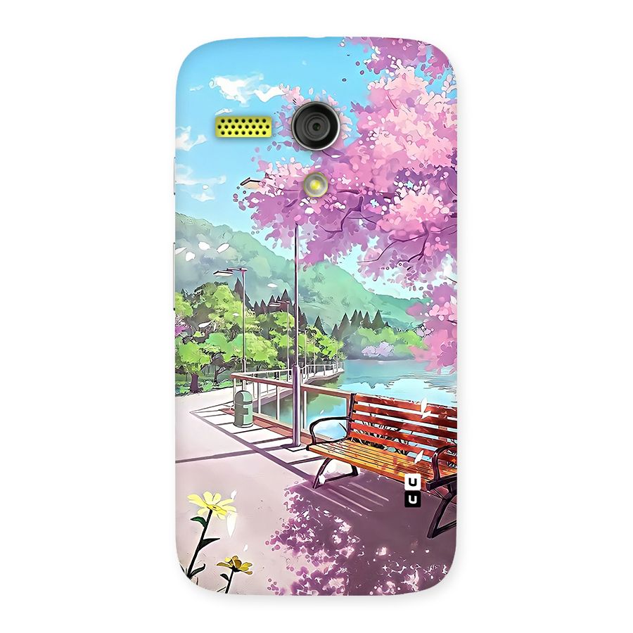 Beautiful Cherry Blossom Landscape Back Case for Moto G