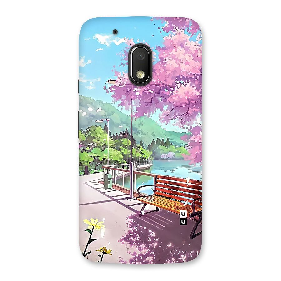 Beautiful Cherry Blossom Landscape Back Case for Moto G4 Play