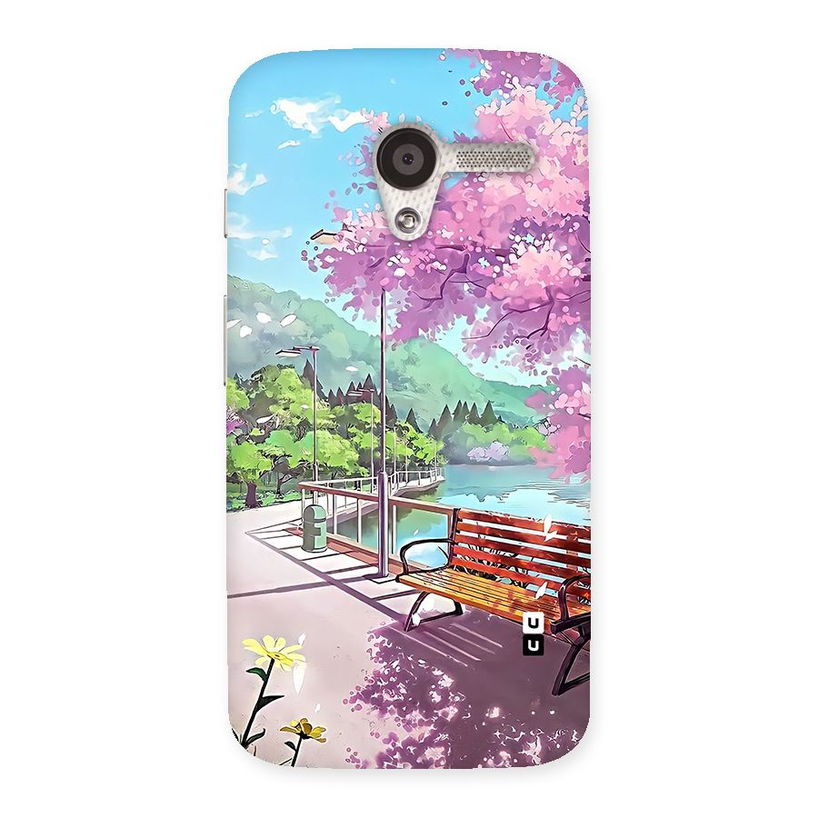 Beautiful Cherry Blossom Landscape Back Case for Moto X