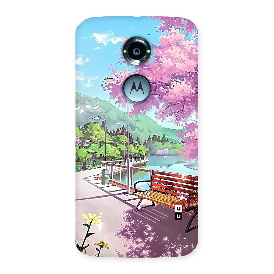 Beautiful Cherry Blossom Landscape Back Case for Moto X2