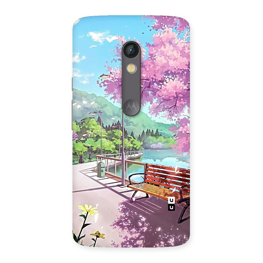 Beautiful Cherry Blossom Landscape Back Case for Moto X Play