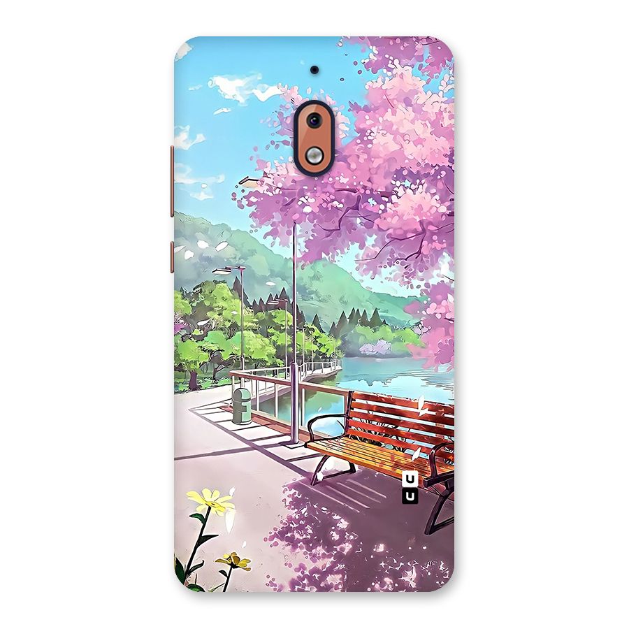Beautiful Cherry Blossom Landscape Back Case for Nokia 2.1