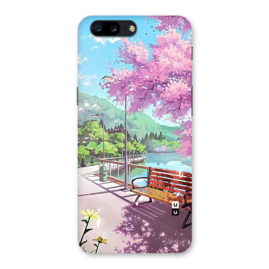 Beautiful Cherry Blossom Landscape Back Case for OnePlus 5