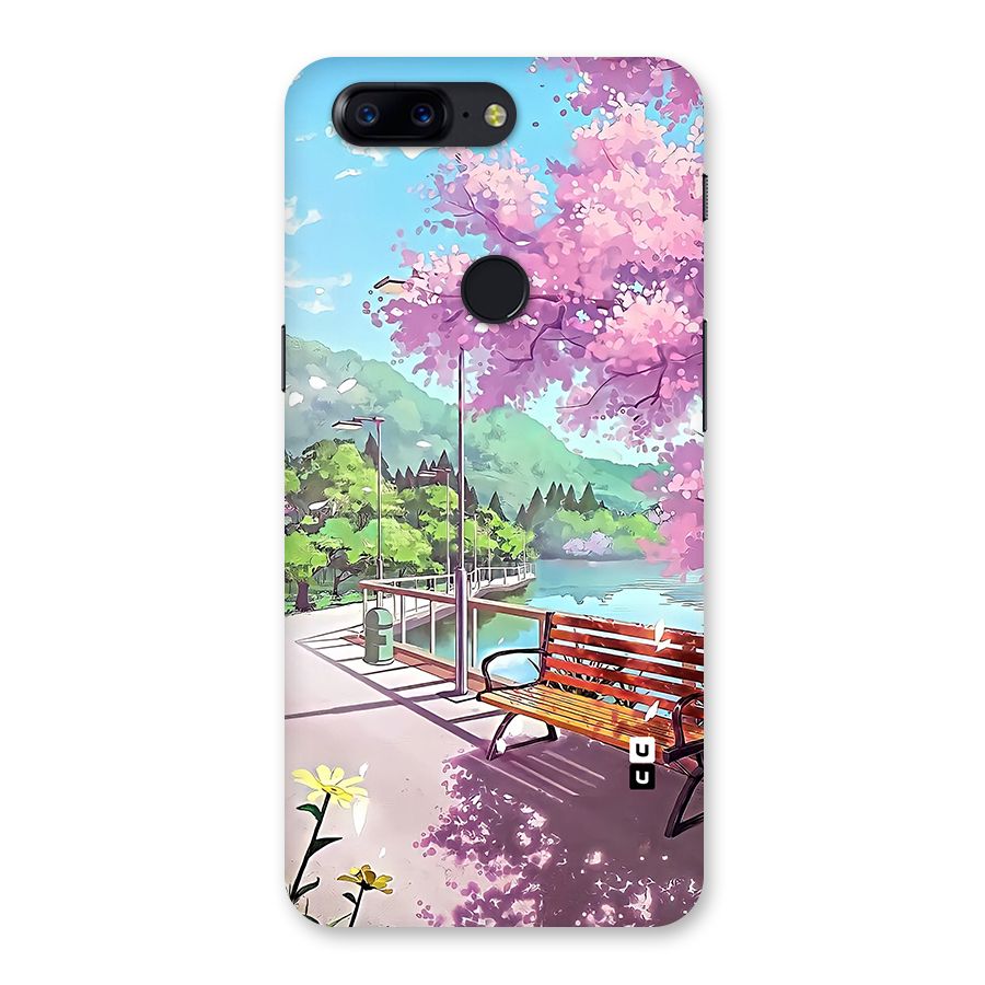 Beautiful Cherry Blossom Landscape Back Case for OnePlus 5T