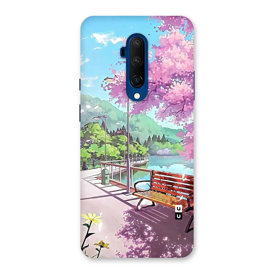 Beautiful Cherry Blossom Landscape Back Case for OnePlus 7T Pro