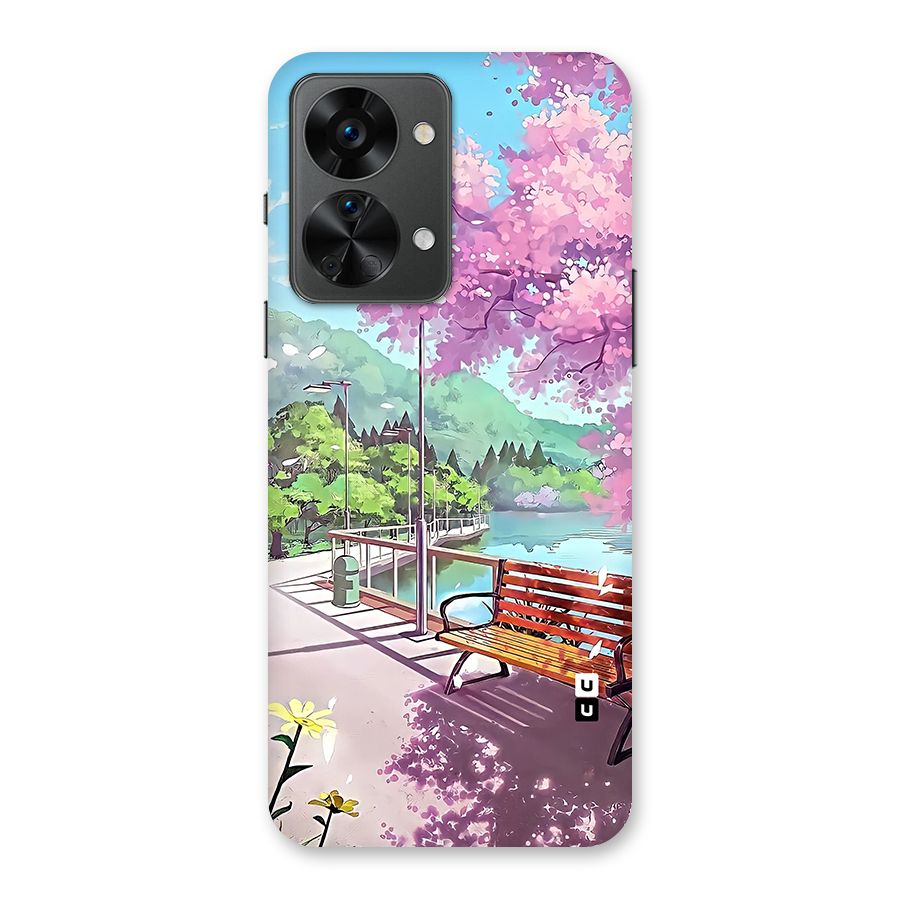 Beautiful Cherry Blossom Landscape Back Case for OnePlus Nord 2T