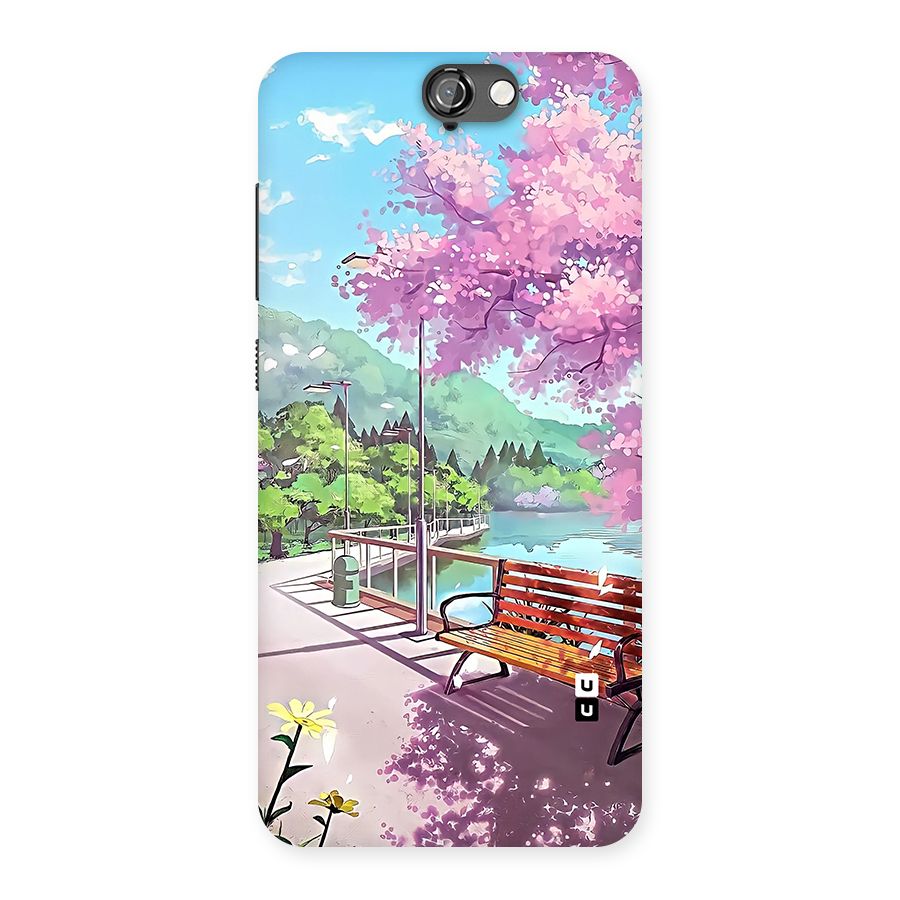 Beautiful Cherry Blossom Landscape Back Case for One A9