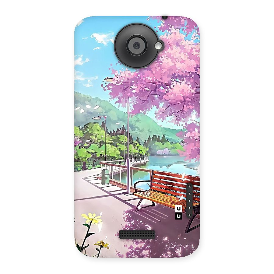 Beautiful Cherry Blossom Landscape Back Case for One X
