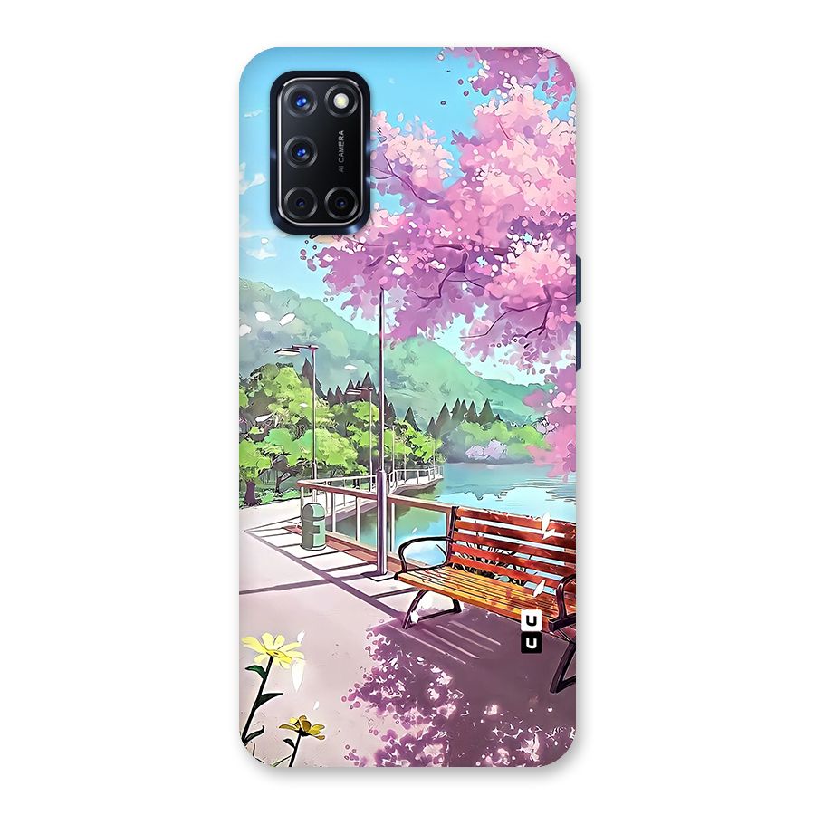 Beautiful Cherry Blossom Landscape Back Case for Oppo A52