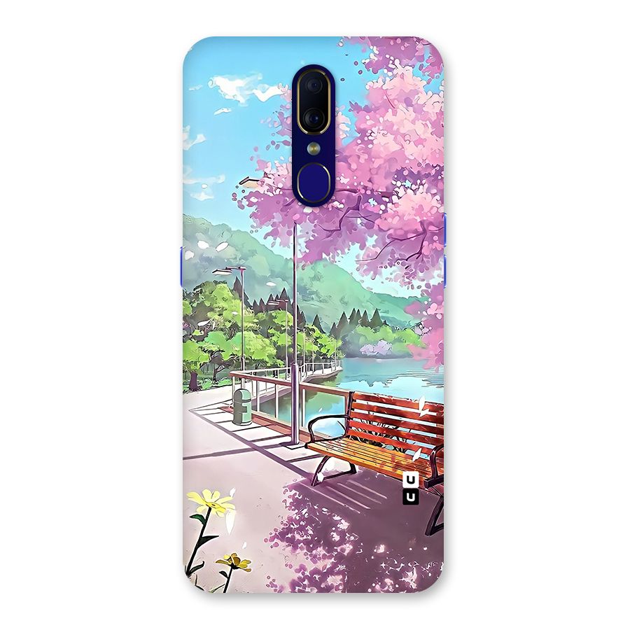 Beautiful Cherry Blossom Landscape Back Case for Oppo A9