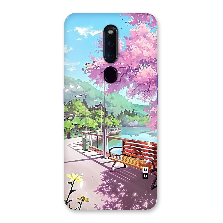 Beautiful Cherry Blossom Landscape Back Case for Oppo F11 Pro