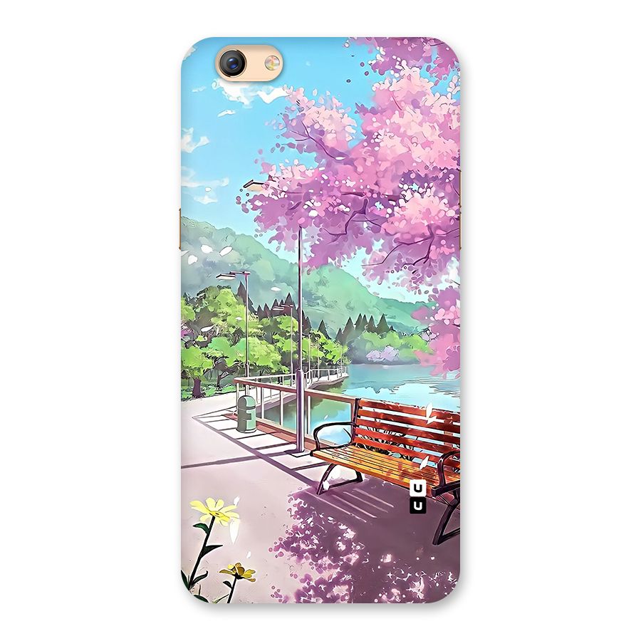 Beautiful Cherry Blossom Landscape Back Case for Oppo F3 Plus