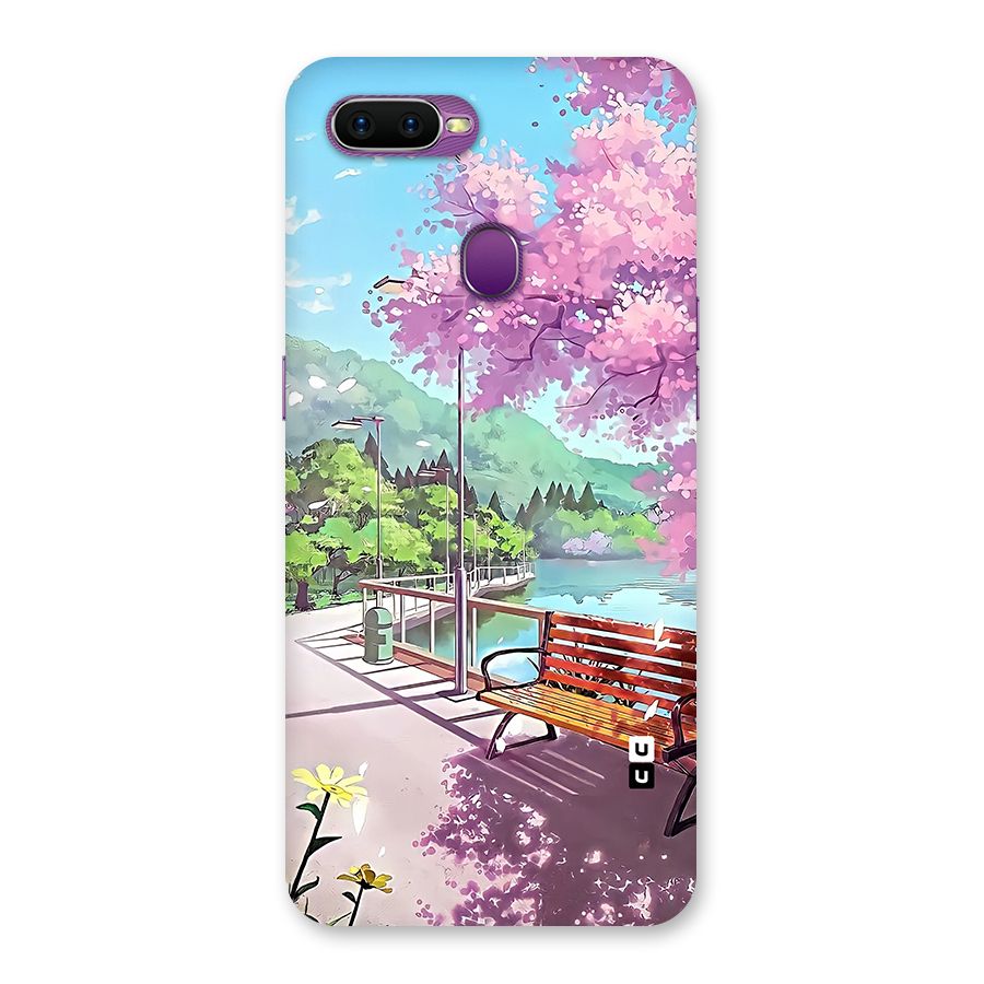 Beautiful Cherry Blossom Landscape Back Case for Oppo F9