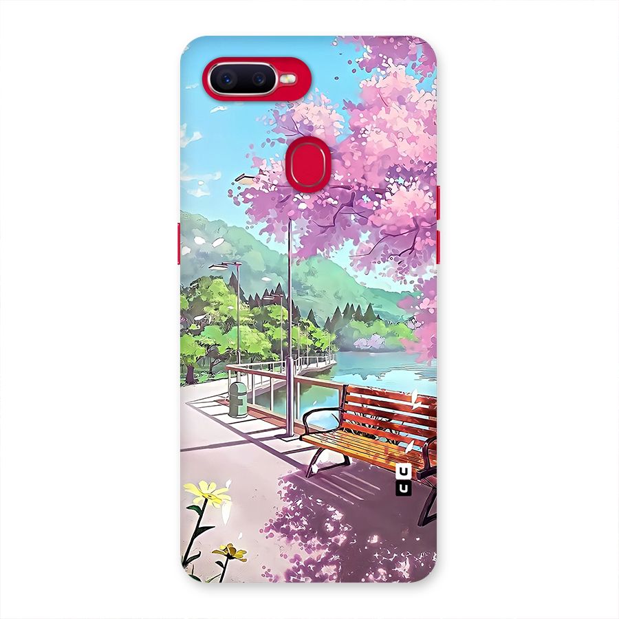 Beautiful Cherry Blossom Landscape Back Case for Oppo F9 Pro