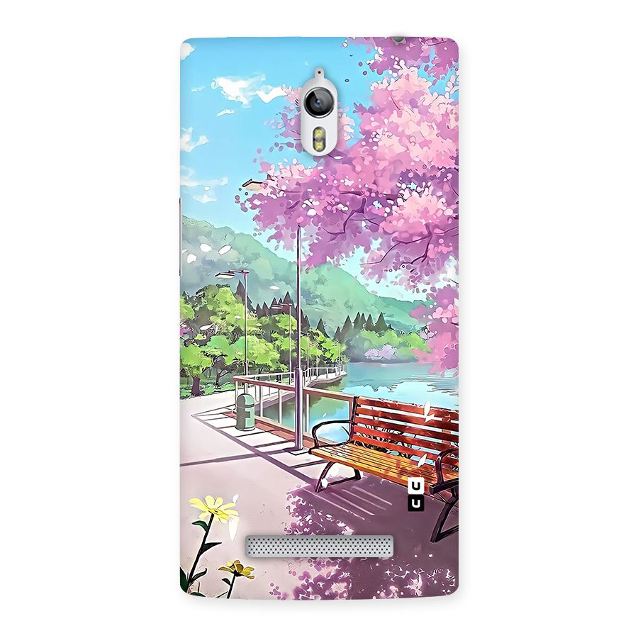 Beautiful Cherry Blossom Landscape Back Case for Oppo Find 7