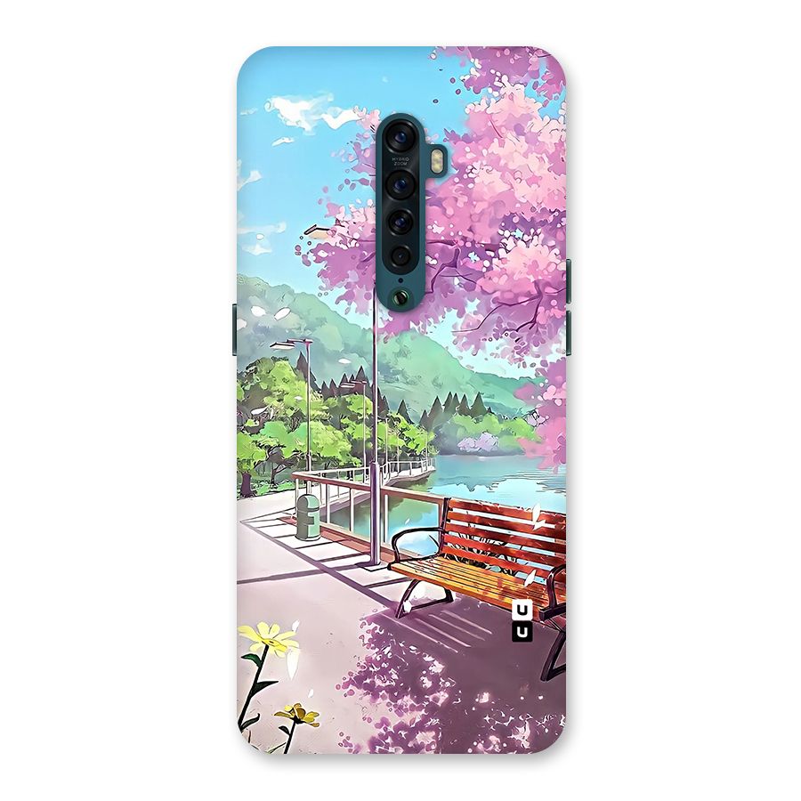 Beautiful Cherry Blossom Landscape Back Case for Oppo Reno2