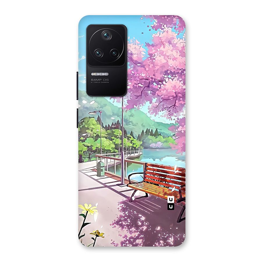 Beautiful Cherry Blossom Landscape Back Case for Poco F4 5G