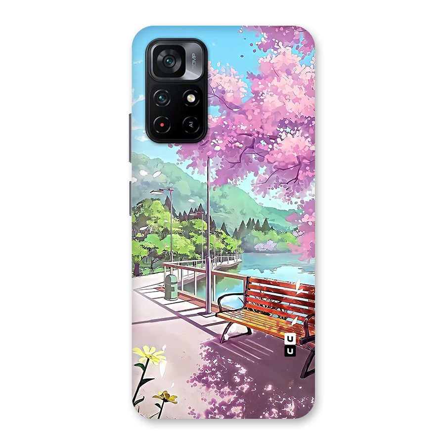 Beautiful Cherry Blossom Landscape Back Case for Poco M4 Pro 5G