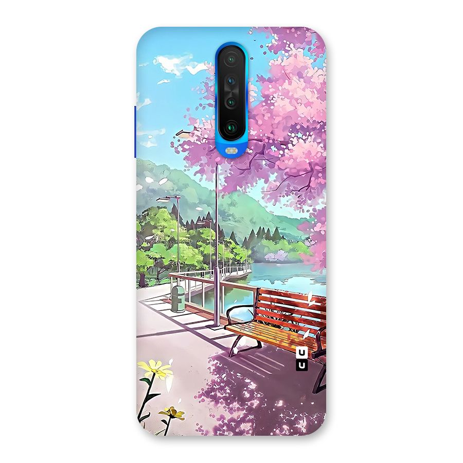 Beautiful Cherry Blossom Landscape Back Case for Poco X2
