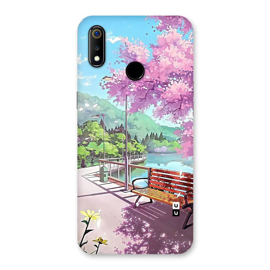 Beautiful Cherry Blossom Landscape Back Case for Realme 3