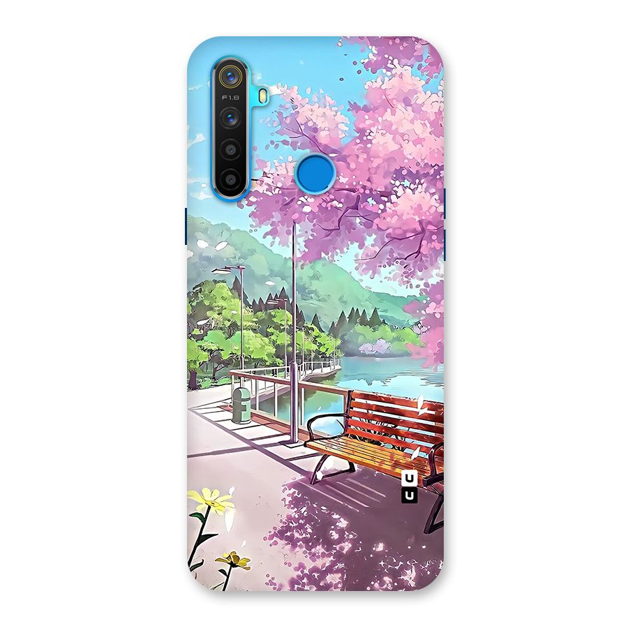 Beautiful Cherry Blossom Landscape Back Case for Realme 5s