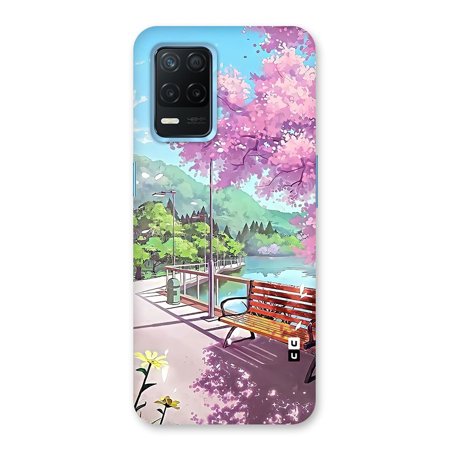 Beautiful Cherry Blossom Landscape Back Case for Realme 8 5G
