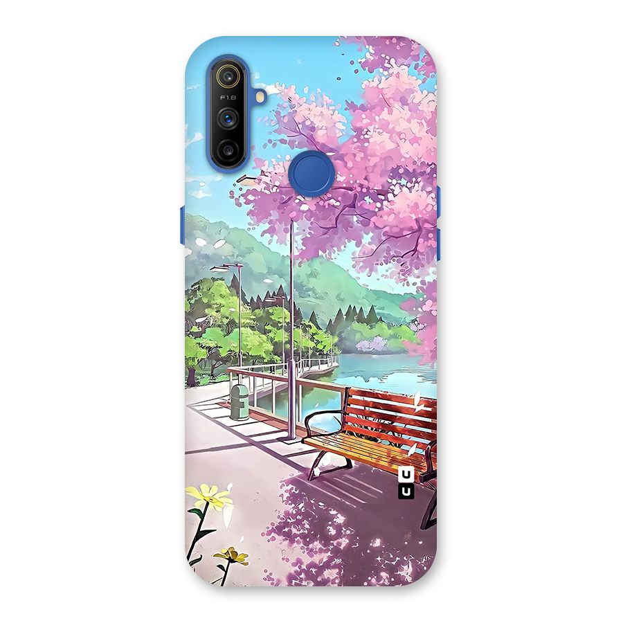 Beautiful Cherry Blossom Landscape Back Case for Realme Narzo 10A