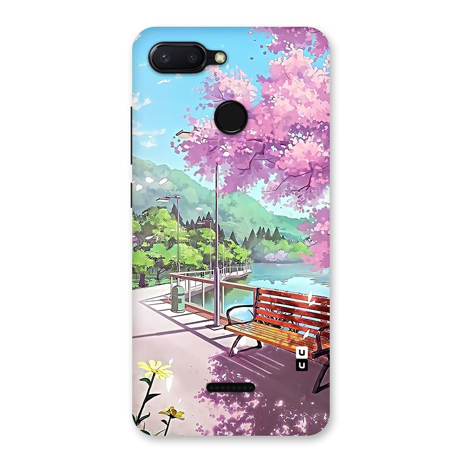 Beautiful Cherry Blossom Landscape Back Case for Redmi 6