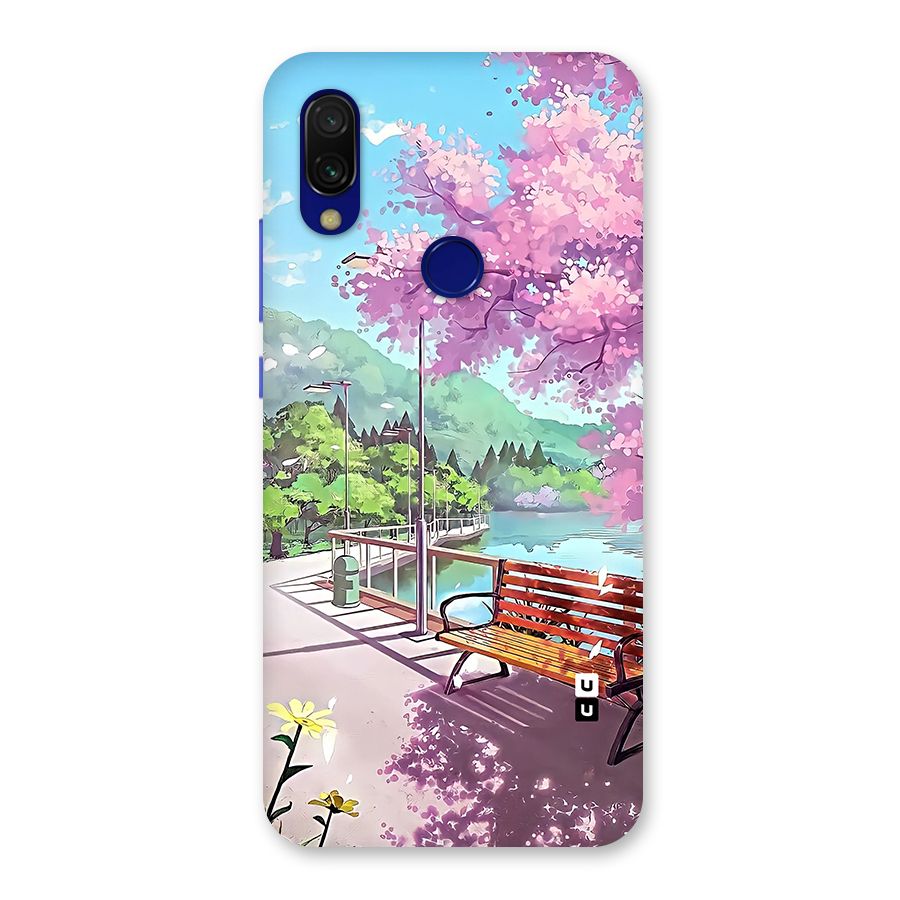 Beautiful Cherry Blossom Landscape Back Case for Redmi 7