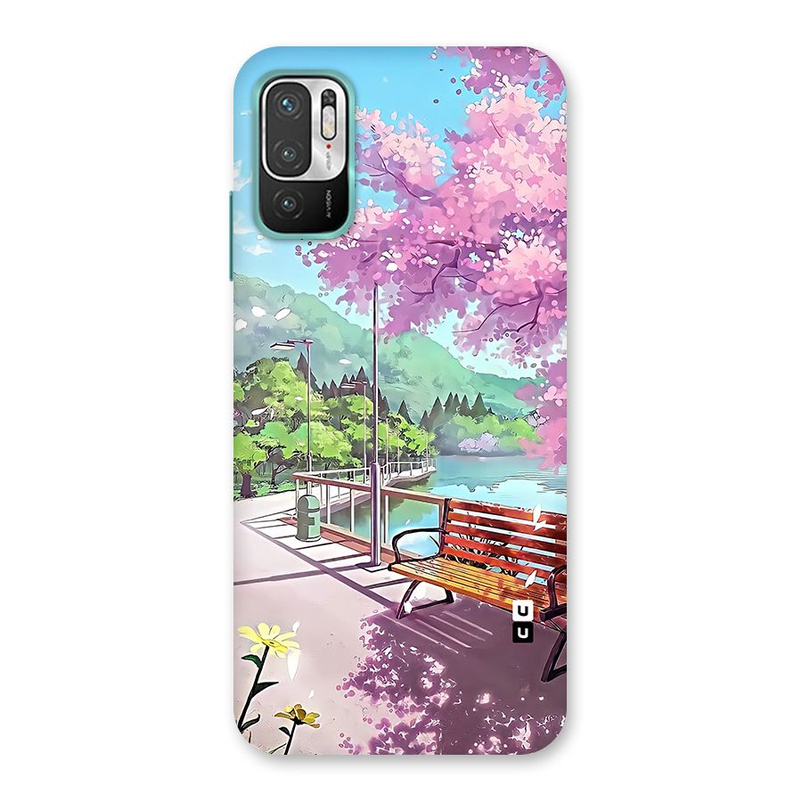 Beautiful Cherry Blossom Landscape Back Case for Redmi Note 10T 5G