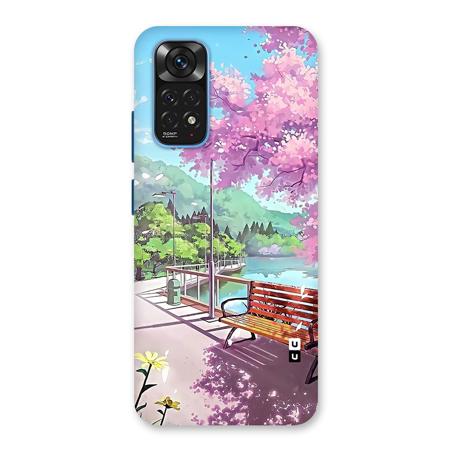 Beautiful Cherry Blossom Landscape Back Case for Redmi Note 11S