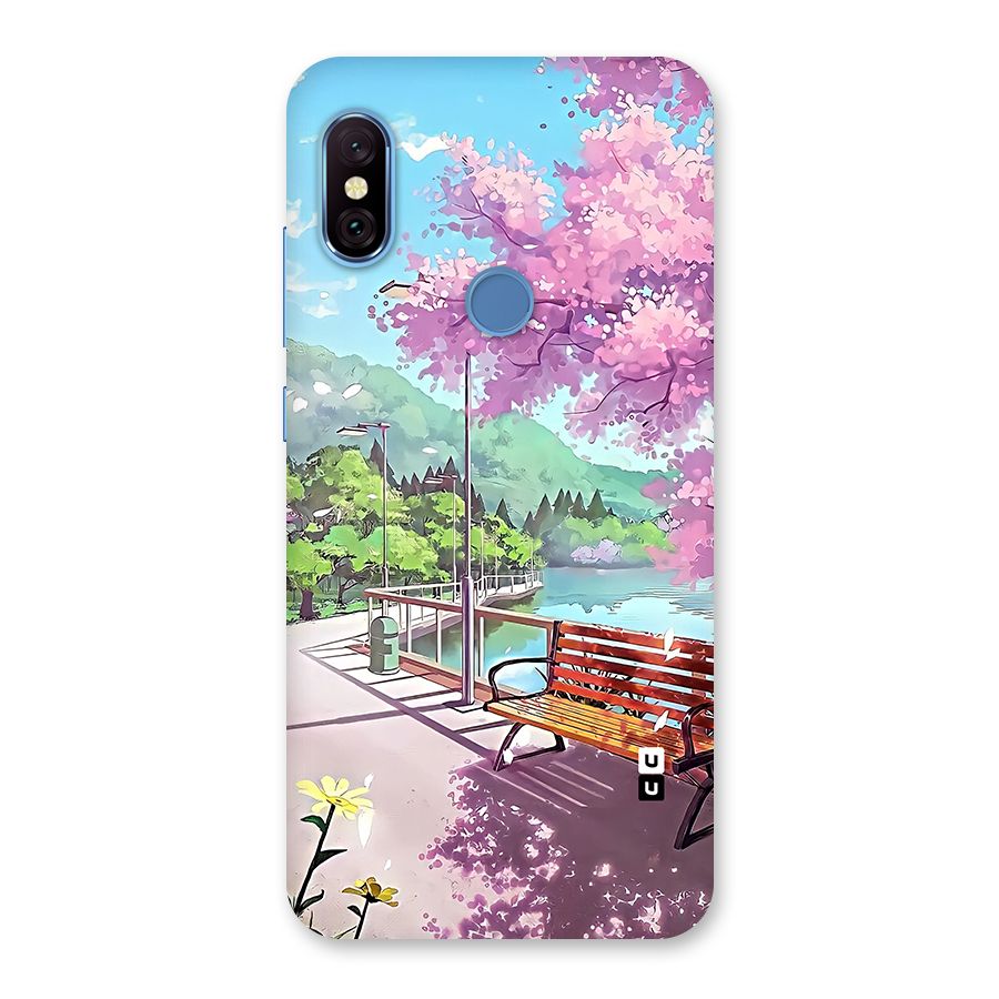 Beautiful Cherry Blossom Landscape Back Case for Redmi Note 6 Pro